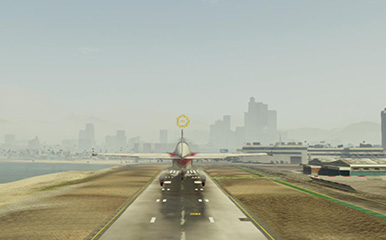 And up he goes! - GTA 5: Flight School map - Activities - GTA 5 Guide