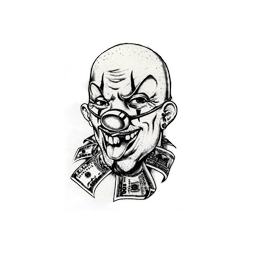 Clown tattoo - GTA Online: Awards - Basics - GTA 5 Guide