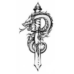 Dragon and Dagger tattoo - GTA Online: Awards - Basics - GTA 5 Guide