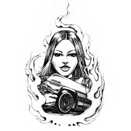 Racing Brunette tattoo - GTA Online: Awards - Basics - GTA 5 Guide