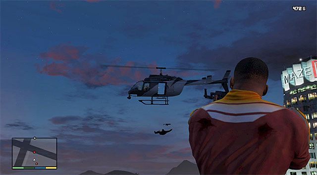 Try to shoot down the enemy helicopter - GTA 5: The Construction Assassination walkthrough - Main missions - GTA 5 Guide