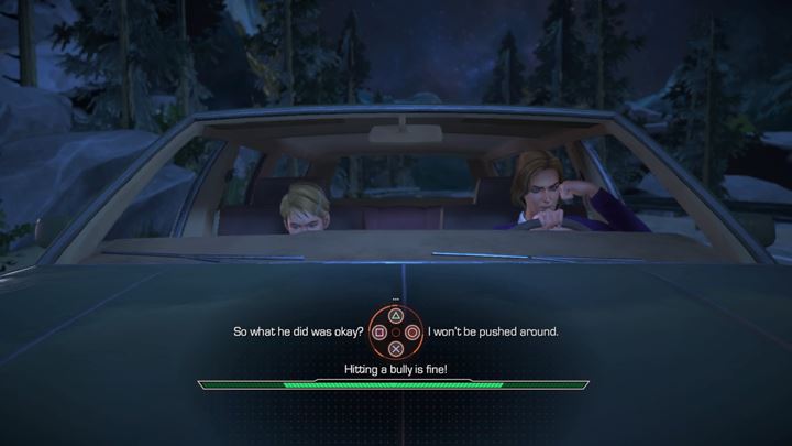 Peter will recall a past event - Marvels Guardians of the Galaxy: Flashback - car scene - Marvels Guardians of the Galaxy: Episode 1 - Tangled Up in Blue - Marvels Guardians of the Galaxy: The Telltale Series Game Guide