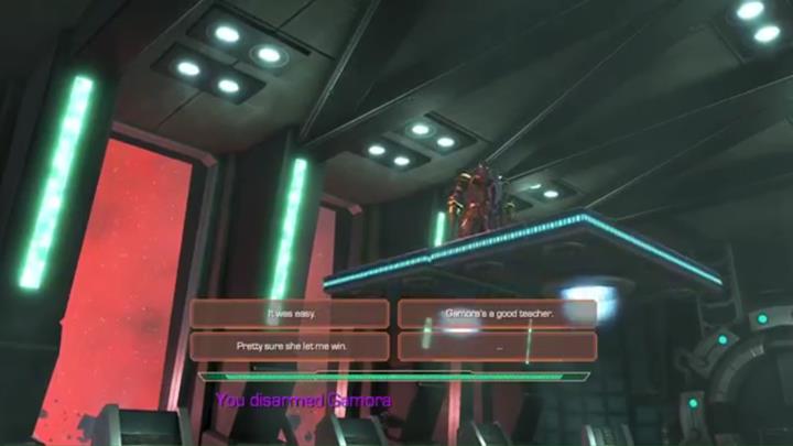 When Mantis shows up, catch her hand and go into Nebulas vision - Marvels Guardians of the Galaxy: Chapter 5 - Blood on the Tracks - Marvels Guardians of the Galaxy: Episode 3 - More Than a Feeling - Marvels Guardians of the Galaxy: The Telltale Series Game Guide