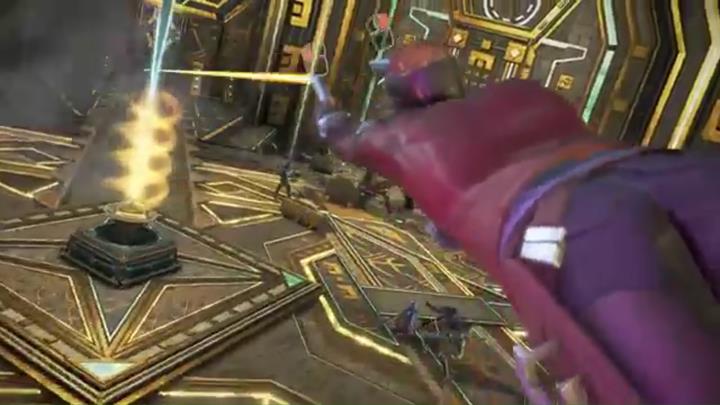 After you make a decision, the enemies show up - Marvels Guardians of the Galaxy: Chapter 6 - The Dark Side of the Moon - Marvels Guardians of the Galaxy: Episode 3 - More Than a Feeling - Marvels Guardians of the Galaxy: The Telltale Series Game Guide