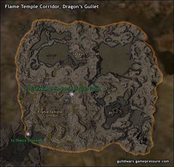 Flame Temple Corridor, Dragon’s Gullet