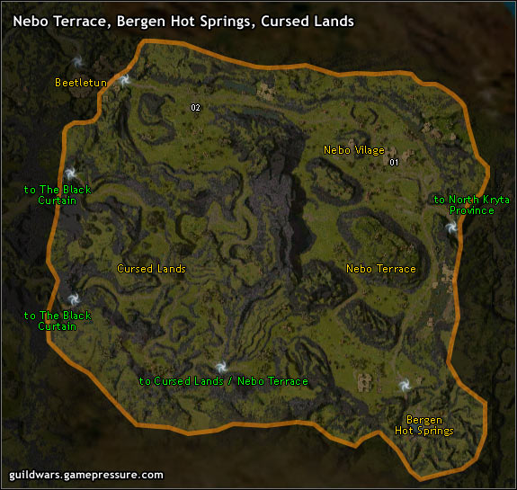 Nebo Terrace, Cursed Lands