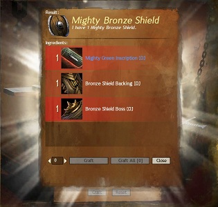 Recipe is added to your list and you can use a new item. - Production, experience - Crafting - Guild Wars 2 - Game Guide and Walkthrough