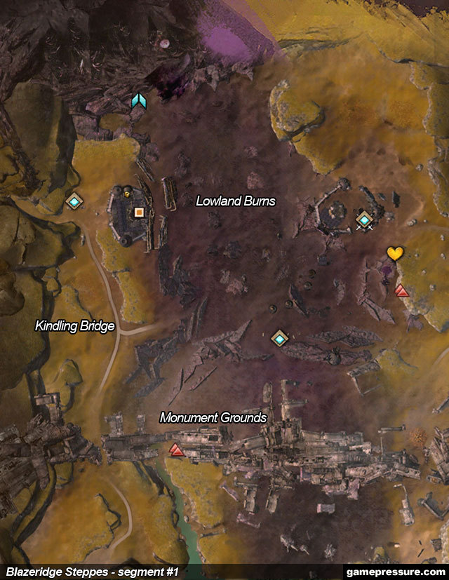 2 - Blazeridge Steppes - Maps - Guild Wars 2 - Game Guide and Walkthrough