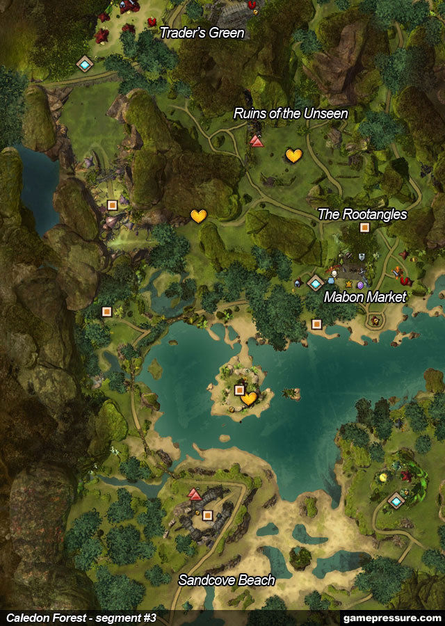 4 - Caledon Forest - Maps - Guild Wars 2 - Game Guide and Walkthrough