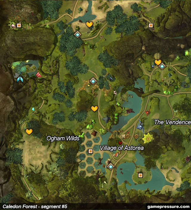 6 - Caledon Forest - Maps - Guild Wars 2 - Game Guide and Walkthrough