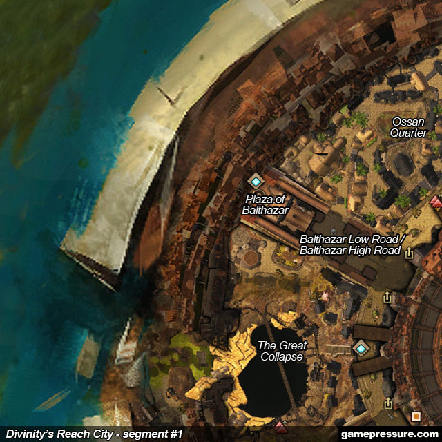 2 - Divinity's Reach City - Maps - Guild Wars 2 - Game Guide and Walkthrough