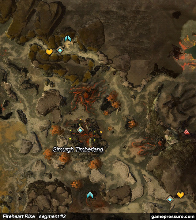 4 - Fireheart Rise - Maps - Guild Wars 2 - Game Guide and Walkthrough