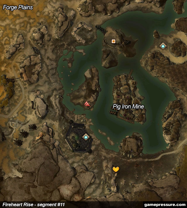 12 - Fireheart Rise - Maps - Guild Wars 2 - Game Guide and Walkthrough