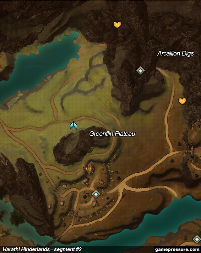 3 - Harathi Hinderlands - Maps - Guild Wars 2 - Game Guide and Walkthrough