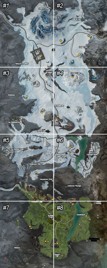 1 - Wayfarer Foothills - Maps - Guild Wars 2 - Game Guide and Walkthrough