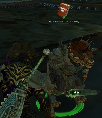 Warrior Trainer in the Black Citadel. - Traits - Hero development - Guild Wars 2 - Game Guide and Walkthrough