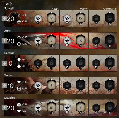 This setting upgrades warriors greatsword fighting. - Traits - Hero development - Guild Wars 2 - Game Guide and Walkthrough