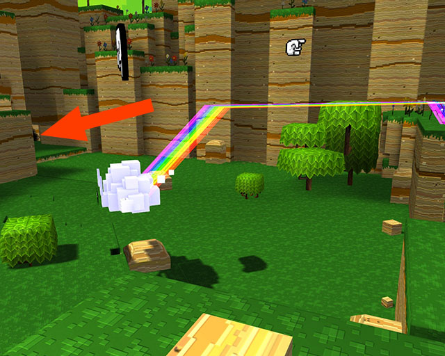 Second hidden room in Zone 1 - Start-Checkpoint 1 - World 1 - Zone 1 (Sunny Glade) - Guild Wars 2: Super Adventure Box - Game Guide and Walkthrough