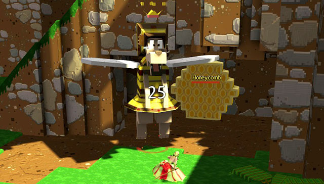 Another big bee to beat - Checkpoint 2-3 - World 1 - Zone 2 (Dark Woods) - Guild Wars 2: Super Adventure Box - Game Guide and Walkthrough