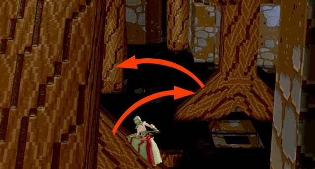 Series of few fairly difficult jumps - Shortcut and go back: Checkpoint 4-3 - World 1 - Zone 2 (Dark Woods) - Guild Wars 2: Super Adventure Box - Game Guide and Walkthrough