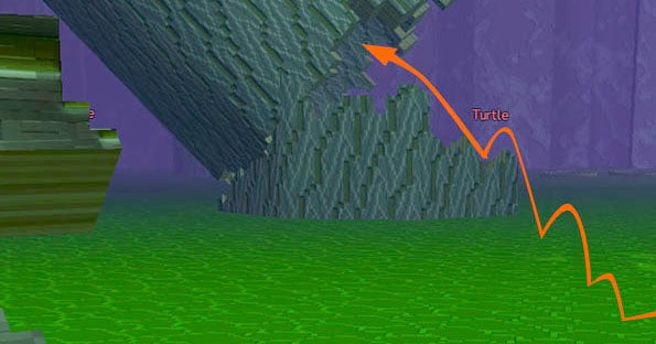 Way back to top through slanted trunk - Checkpoint 2-3 - World 1 - Zone 3 (Kingdom of Fungus) - Guild Wars 2: Super Adventure Box - Game Guide and Walkthrough