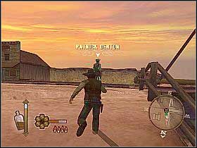 Take advantage of the wooden railway carriage - Quick Killer - Main Missions - GUN - Game Guide and Walkthrough