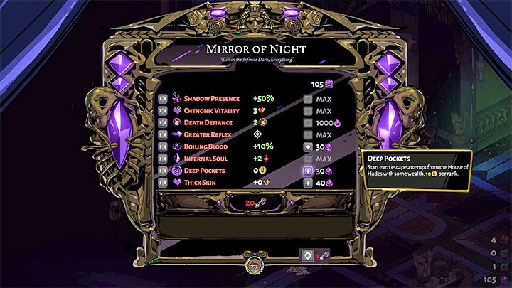 Some talents are tied to obtaining more obols - Hades: Charons Obol, Nectar and Darkness - Basics - Hades Guide