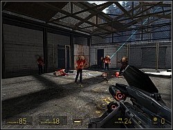 When the music is over, kill the rest of the zombies and go into the opposite direction to the laser beam - Freeman Pontifex p. III - Walkthrough - Half-Life 2: Episode Two Game Guide & Walkthrough