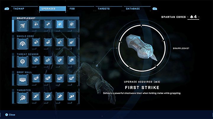 You should develop the gadget 100% early in the game and spend on this gadget all the development points earn at the beginning of the campaign - Halo Infinite: Upgrades - new gadgets - Basics - Halo Infinite Guide
