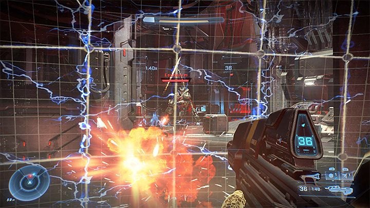 We don't recommend using heavy weapons that are held in both hands at once - Halo Infinite: House of Reckoning - walkthrough - Main missions - Halo Infinite Guide