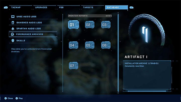 After finding each artifact, you have to scan it - approach it, and hold the interact button - Halo Infinite: Forerunners artifacts - list of all - Other secrets - Halo Infinite Guide