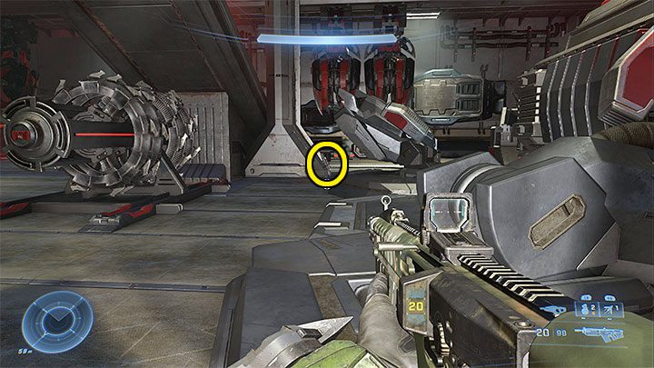 Once inside, you will find the audio recording on the ground floor, near the objects that are to be sabotaged as a part of capturing the outpost - Halo Infinite: Forge of Teash (Connections) - collectibles, Spartan Cores, Audio Logs - Contacts - Halo Infinite Guide