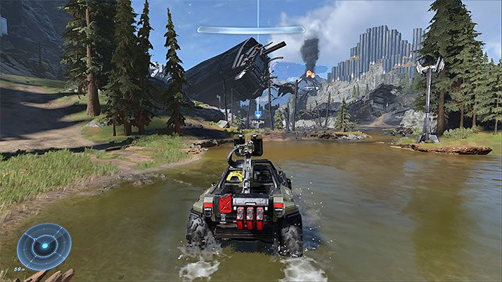 After destroying all 3 AA guns and on the way back to Pelican, you will realise that the Tovarus and Hyperius bosses are hunting for the Master Chief - Halo Infinite: Pelican Down - walkthrough - Main missions - Halo Infinite Guide