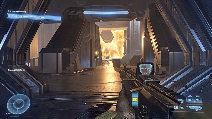 You can only obtain this skull during the Command Spire mission - Halo Infinite: Mythic, 3th. skull (Command Spire) - where to find? - Skulls - Halo Infinite Guide