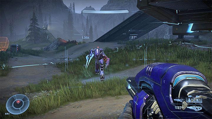 After setting up the sensor you must wait for an invisible enemy to enter its range, therefore losing their camo - Halo Infinite: Invisible enemies - how to eliminate? - FAQ - Halo Infinite Guide