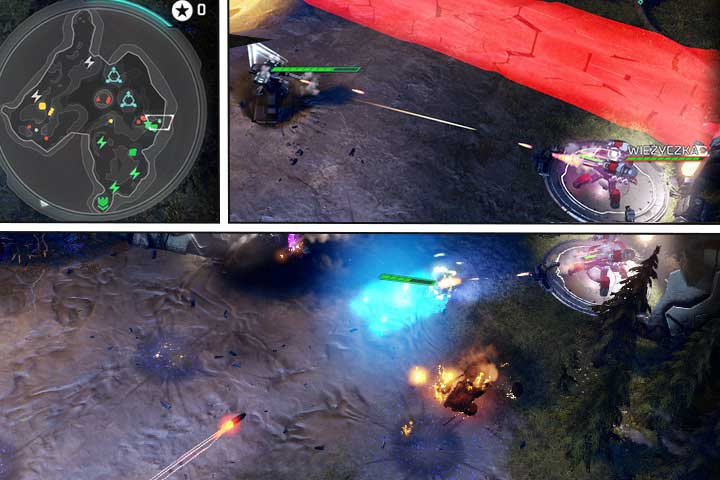 Use Holograms or Turret airdrop, to fire at the artillery without damaging your own troops. - Mission 9 - Under the Dark | Campaign - Campaign - Halo Wars 2 Game Guide