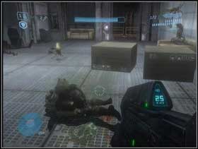 At the next gateway the fight should be much easier, and shotgun can be really helpful - Floodgate - Walkthrough - Halo 3 - Game Guide and Walkthrough