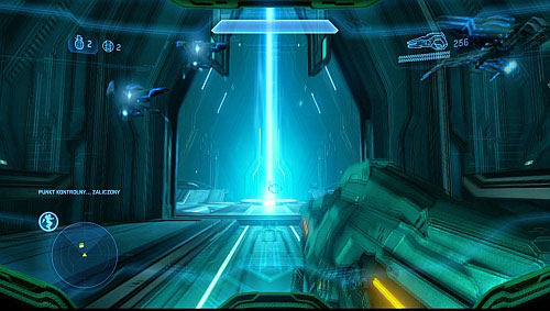 When Cortana disappears, turn around and head to door you entered here - Deactivate molecular cannons - Reclaimer - Halo 4 - Game Guide and Walkthrough