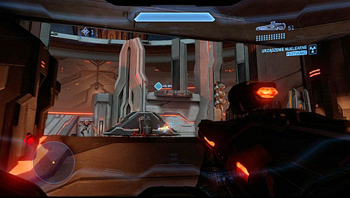 On the next platform you should repeat actions concerning activating the bridge and console on the other side - Destroy the Composers shield - Midnight - Halo 4 - Game Guide and Walkthrough