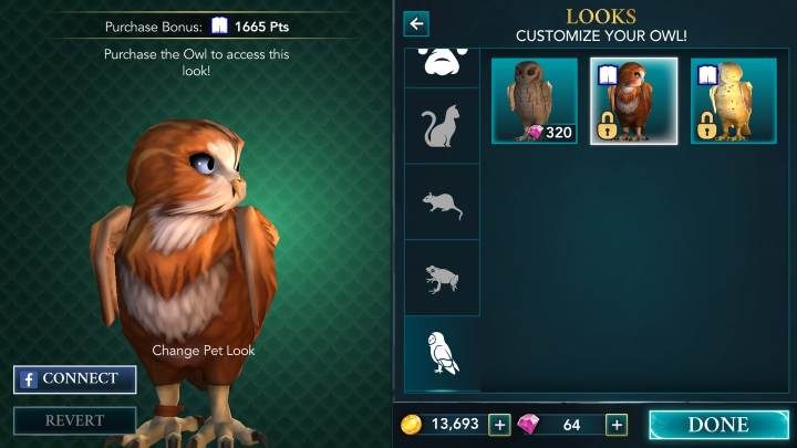 An owl is the most expensive pet available in the game - How to get your own pet in Harry Potter: The Hogwarts Mystery? - Basic tips - Harry Potter: The Hogwarts Mystery Game Guide
