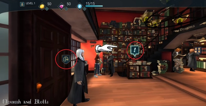 The game enables you to click on characters, objects, or furniture - Controls and system requirements for Harry Potter The Hogwarts Mystery - Basic tips - Harry Potter: The Hogwarts Mystery Game Guide