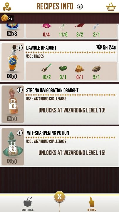 If you want to speed up the brewing process, you can try stirring a potion - Potions in Harry Potter Wizards Unite? - Basics - Harry Potter Wizards Unite Guide