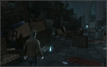 He collectible can be easily found where one of Draco's friends will attack you from the bunker for the first time - Collectibles - The Lost Diadem - Harry Potter and the Deathly Hallows Part 2 - Game Guide and Walkthrough