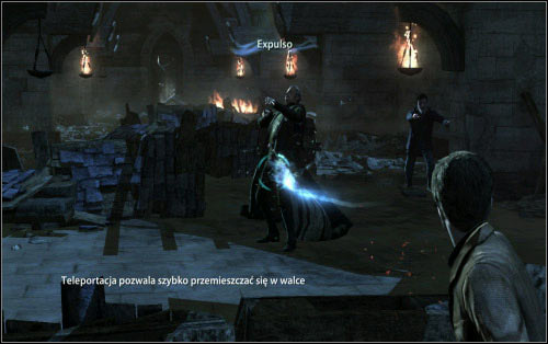 Run forwards along the path (you can turn left to find one of the collectibles) - Walkthrough - The Battle of Hogwarts - Harry Potter and the Deathly Hallows Part 2 - Game Guide and Walkthrough