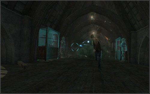 The defeated Voldemort will start chasing Harry, which will be presented in the form of the well-known sequence - Walkthrough - A Turn of Events - Harry Potter and the Deathly Hallows Part 2 - Game Guide and Walkthrough