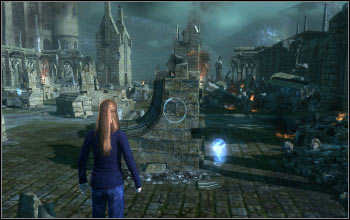 At the back, on the right side - Collectibles - Not My Daughter - Harry Potter and the Deathly Hallows Part 2 - Game Guide and Walkthrough