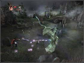 After a while Voldemort will send a big statue towards you - Harry Potter and the Goblet of Fire: Voldemort - Harry Potter and the Goblet of Fire: Walkthrough - Harry Potter and the Goblet of Fire Game Guide & Walkthrough