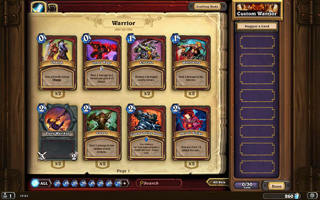 Neutral Cards (16) - Warrior | Ready-made decks - Ready-made decks - Hearthstone: Heroes of Warcraft Game Guide