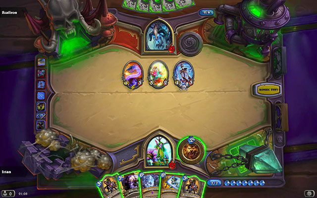 An interesting minions combination - Sapphiron - Heroic - Frostwyrm Lair - Hearthstone: Curse of Naxxramas - Game Guide and Walkthrough