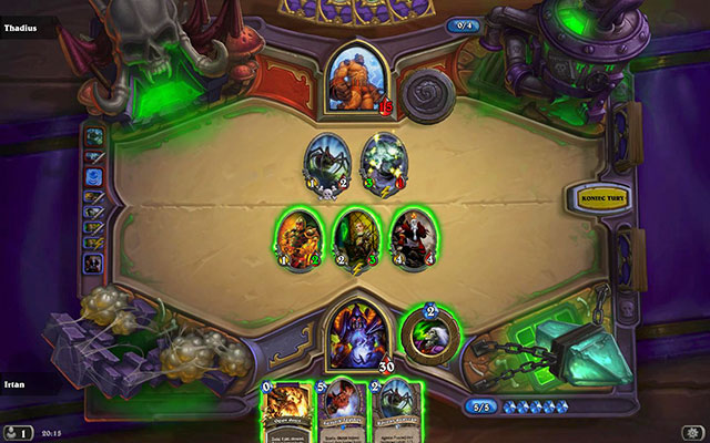 Thadius does not do well against Zoo - Thadius - Normal - Construct Quarter - Hearthstone: Curse of Naxxramas - Game Guide and Walkthrough